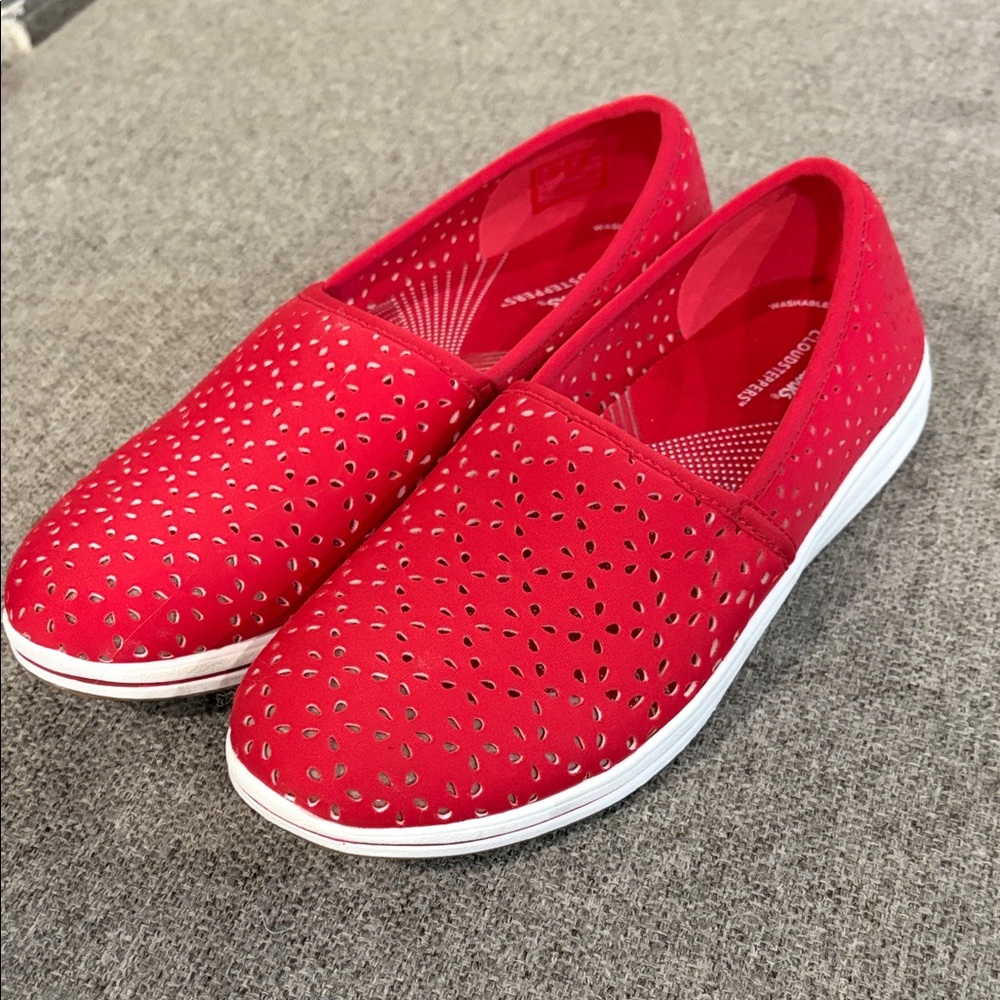 Clarks Red Cloud Steppers Cloudsteppers Women’s F… - image 1